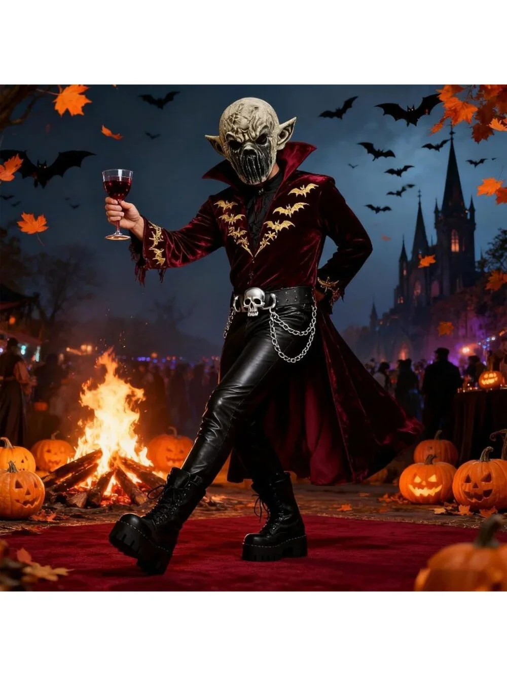 Silent Devil Latex Horror Monster Halloween Cosplay Zombie Mask